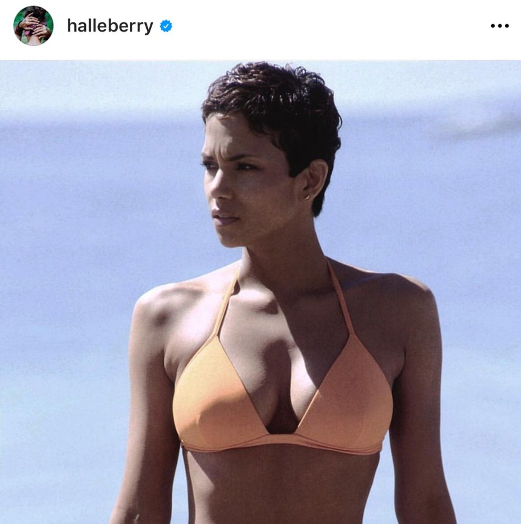 Moda Minha inspiração pra cabelo curto sempre Halle Berry