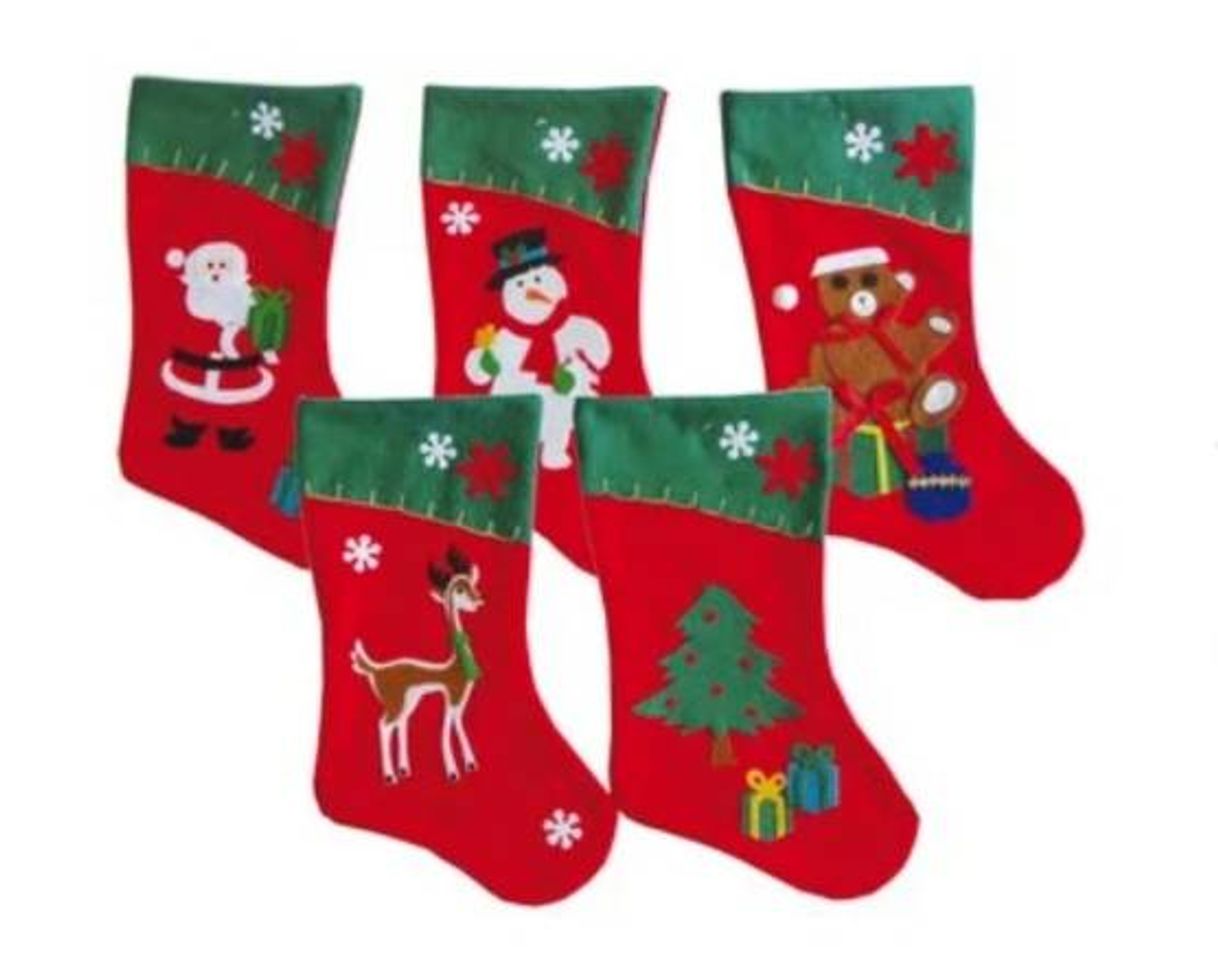 Social Calcetín navideño de 40 centímetros ACTUEL