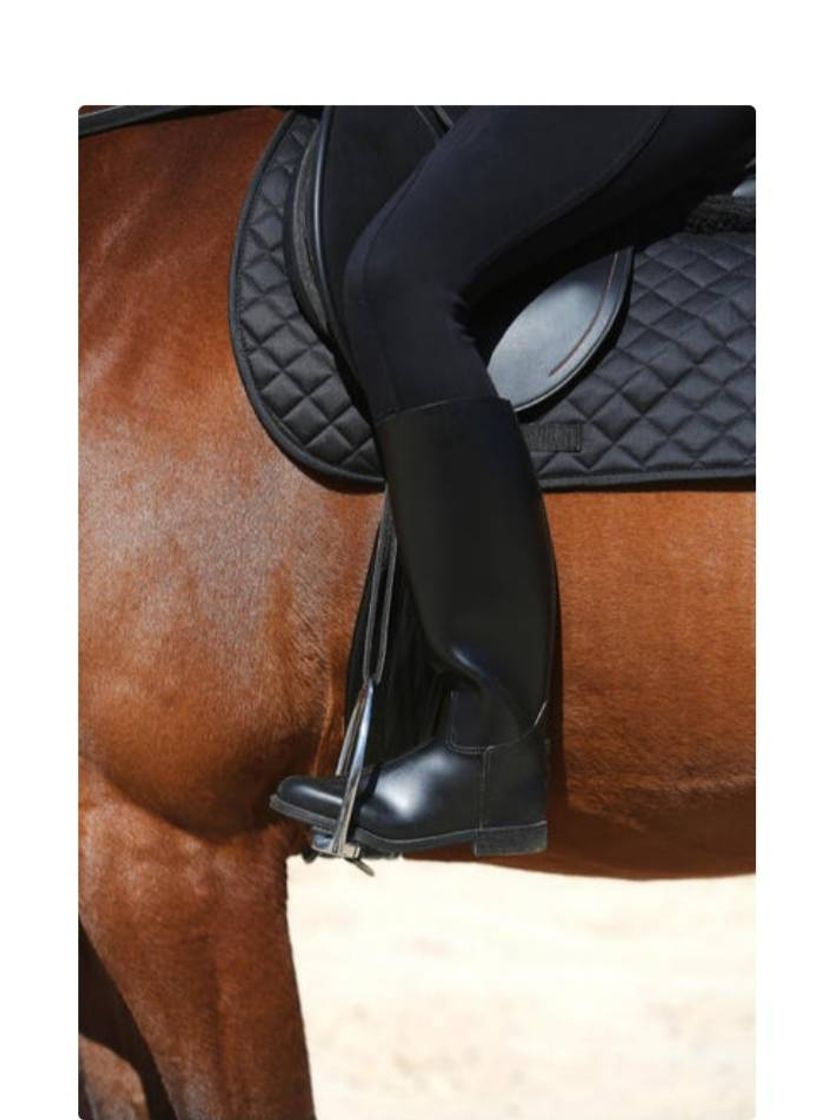 Product Botas equitación fouganza schooling adulto negro pvc