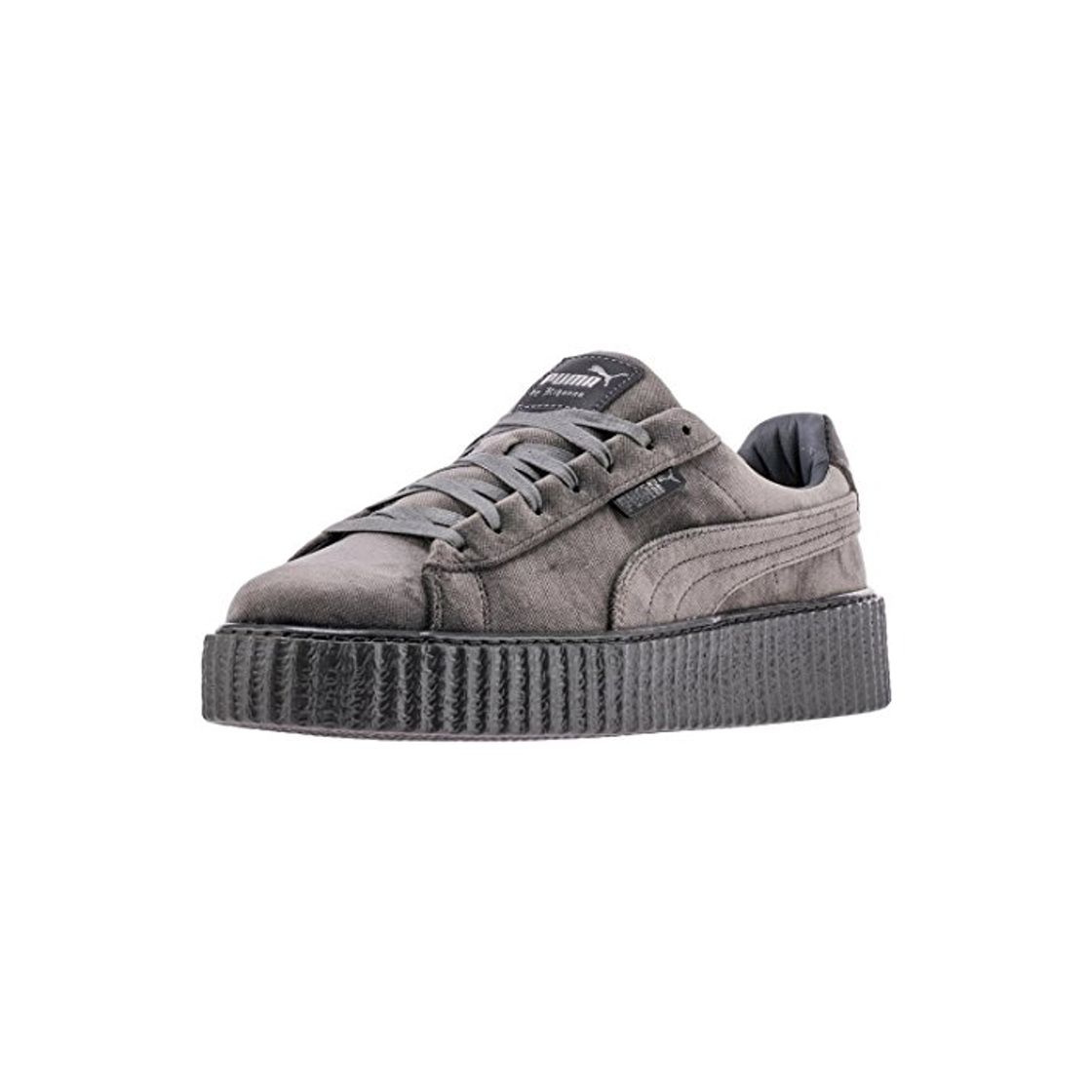 Moda PUMA Mens Fenty by Rihanna RiRi Gray Creeper Velvet 36463903 Sneakers Shoes 12