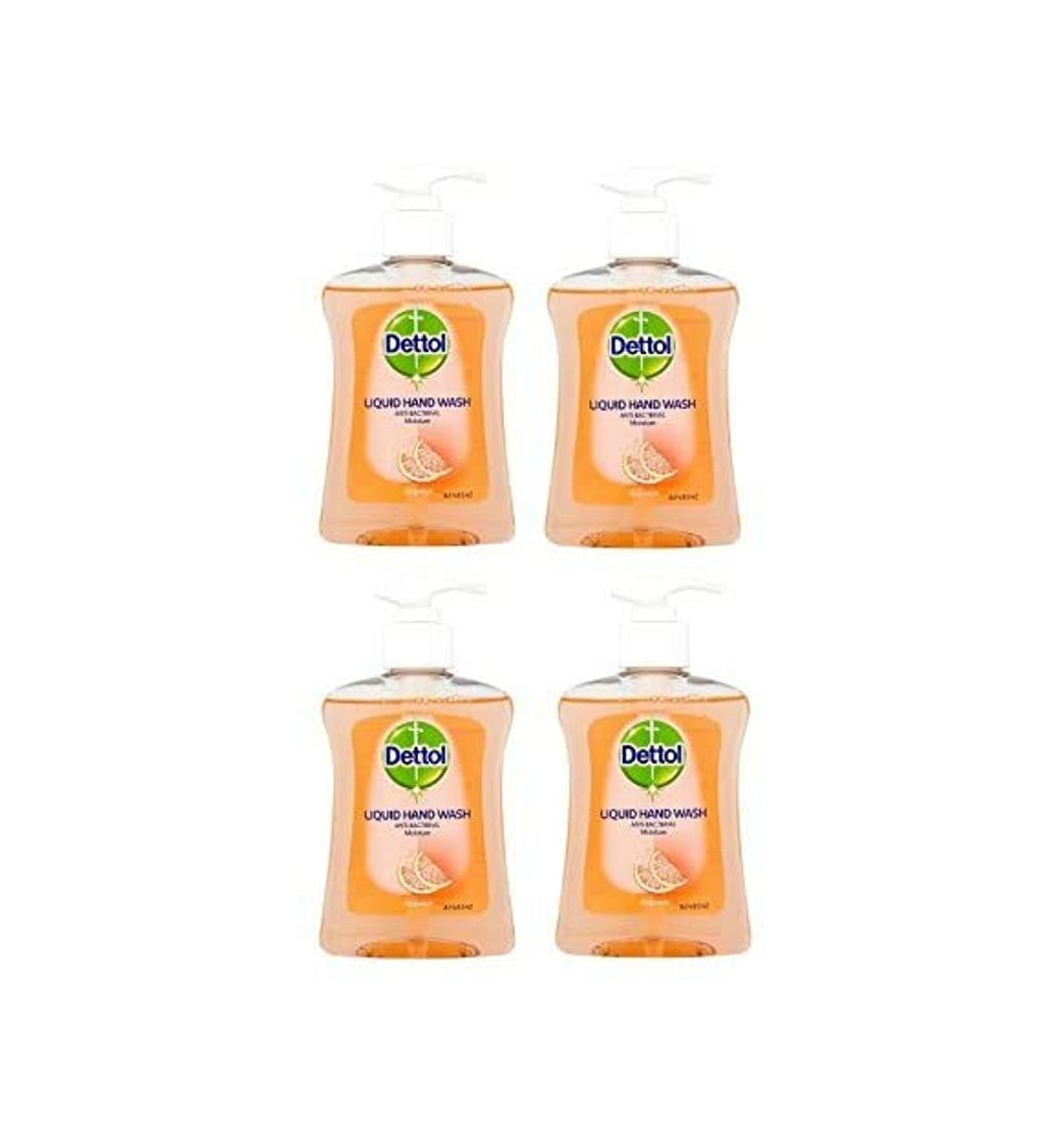 Product Dettol humedad Handwash pomelo 250 ml Pack de 4