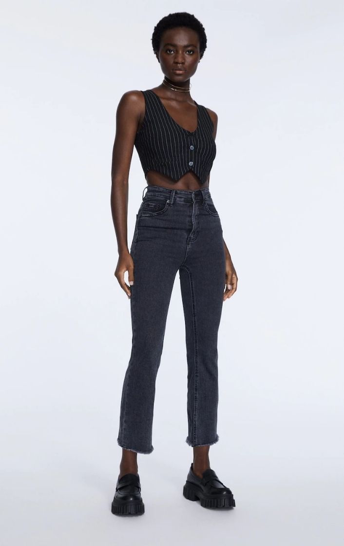 Social JEANS CROP FLARE