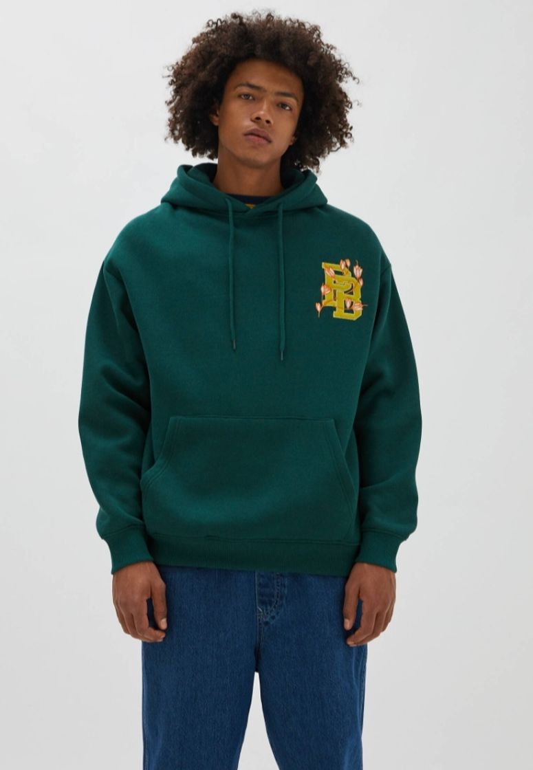 SUDADERA VERDE LOGO DELANTERO