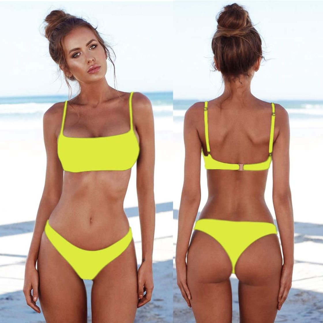 Fashion Meizas Conjuntos de Bikinis para Mujer Push Up Bikini Traje de baño