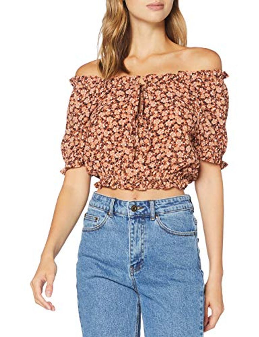 Moda PIECES Pcmaggie SS Cropped Top Blusas