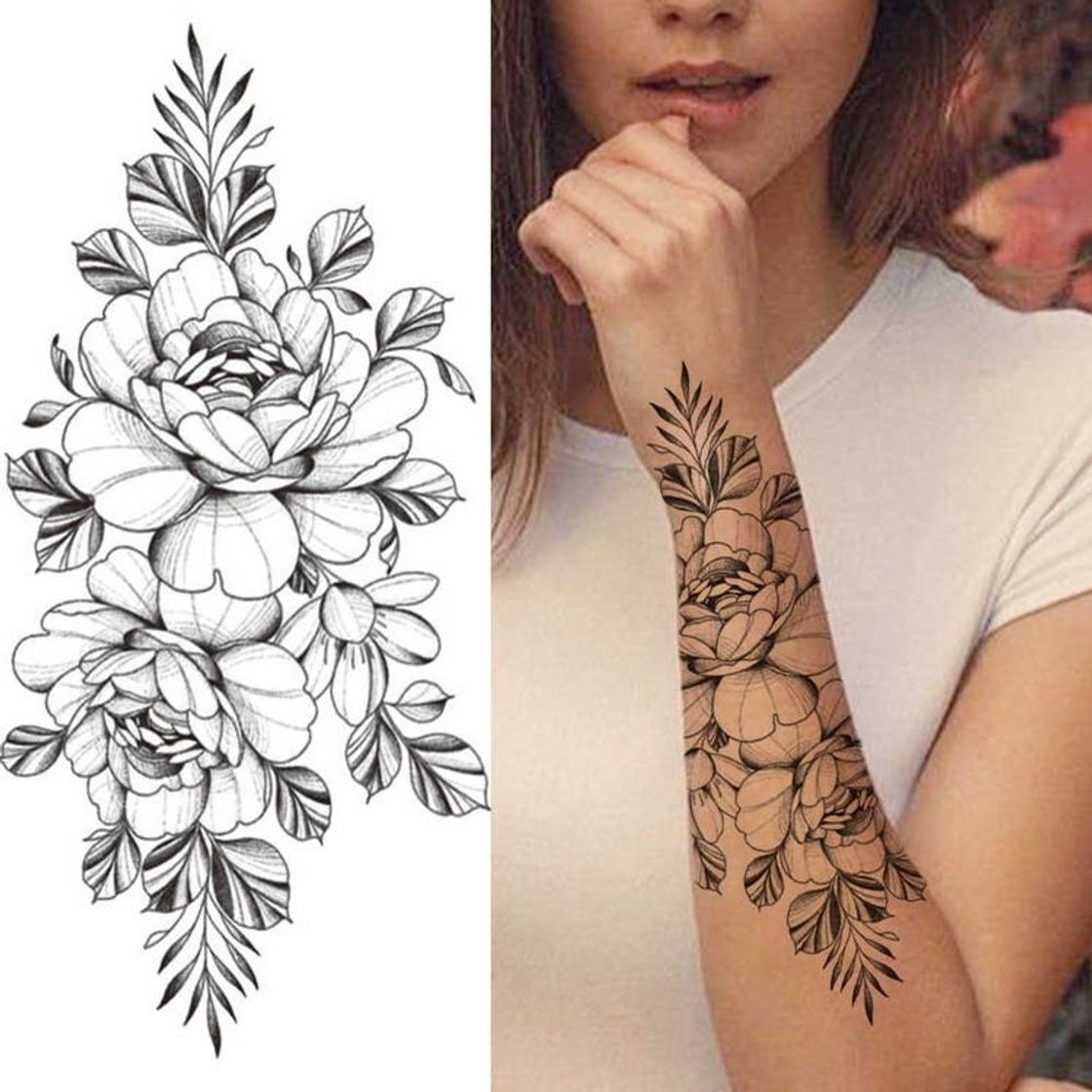 Moda Tatuagem flores 