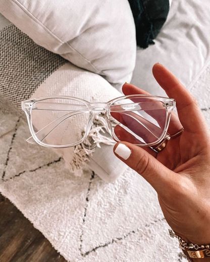 Óculos de grau transparente 