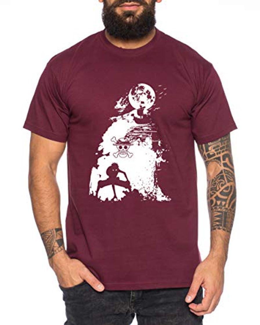 Social Ruffy Schiff Going Zoro One Manga Camiseta Merry Luffy de Hombre Anime
