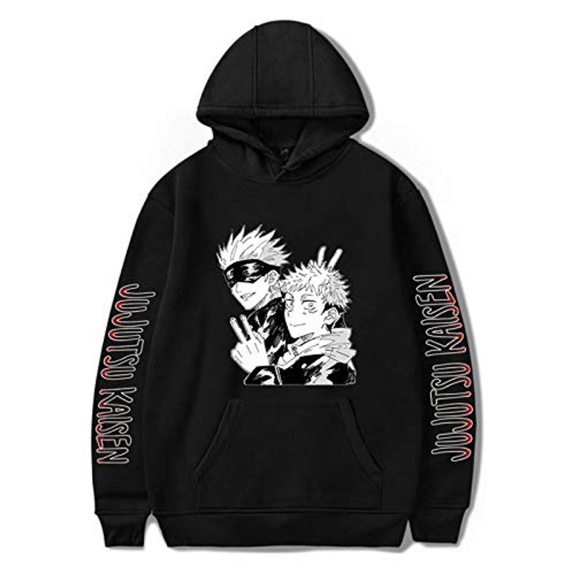 Social Unisex Anime Jujutsu Kaisen Camiseta Casual Sudadera con Capucha de Manga Larga Yuji Itadori Sudaderas
