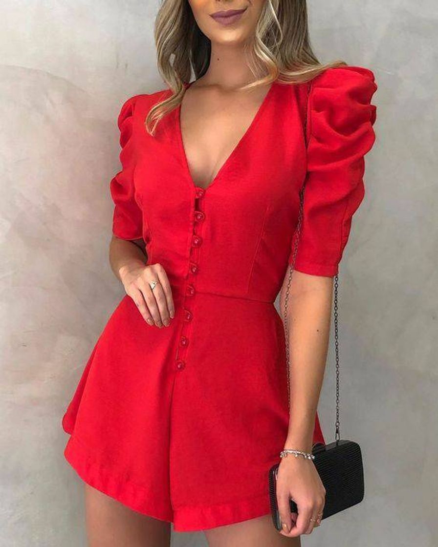 Moda Daniel Hechter Feminine Dress Vestido, Rojo