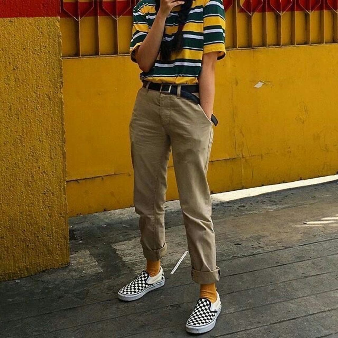 Moda Look masculino retro🧡