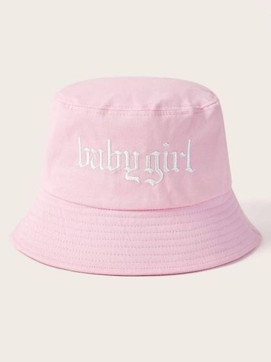 Bucket rosa "baby girl" 