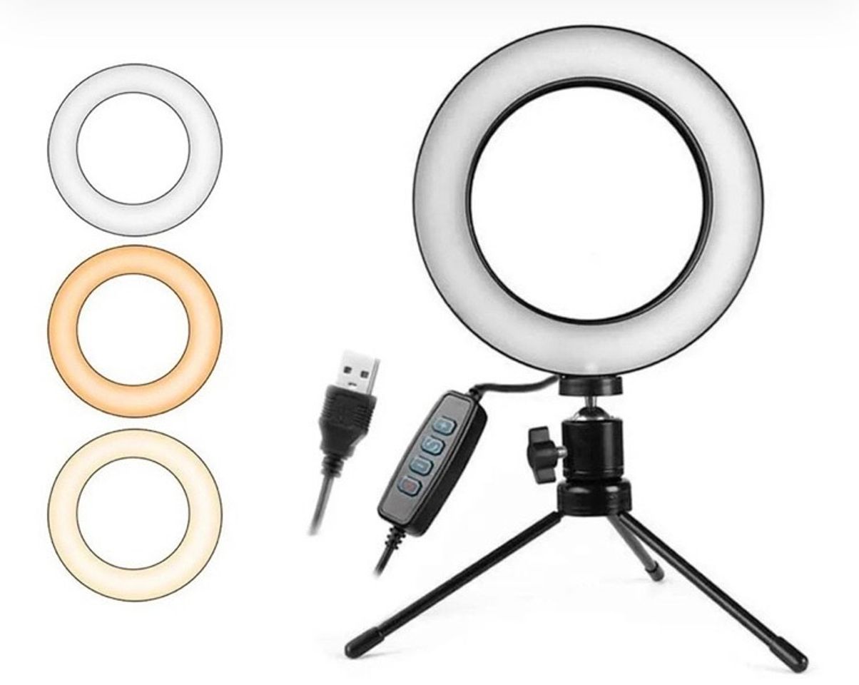 Fashion Ring Light de Mesa com tripé 