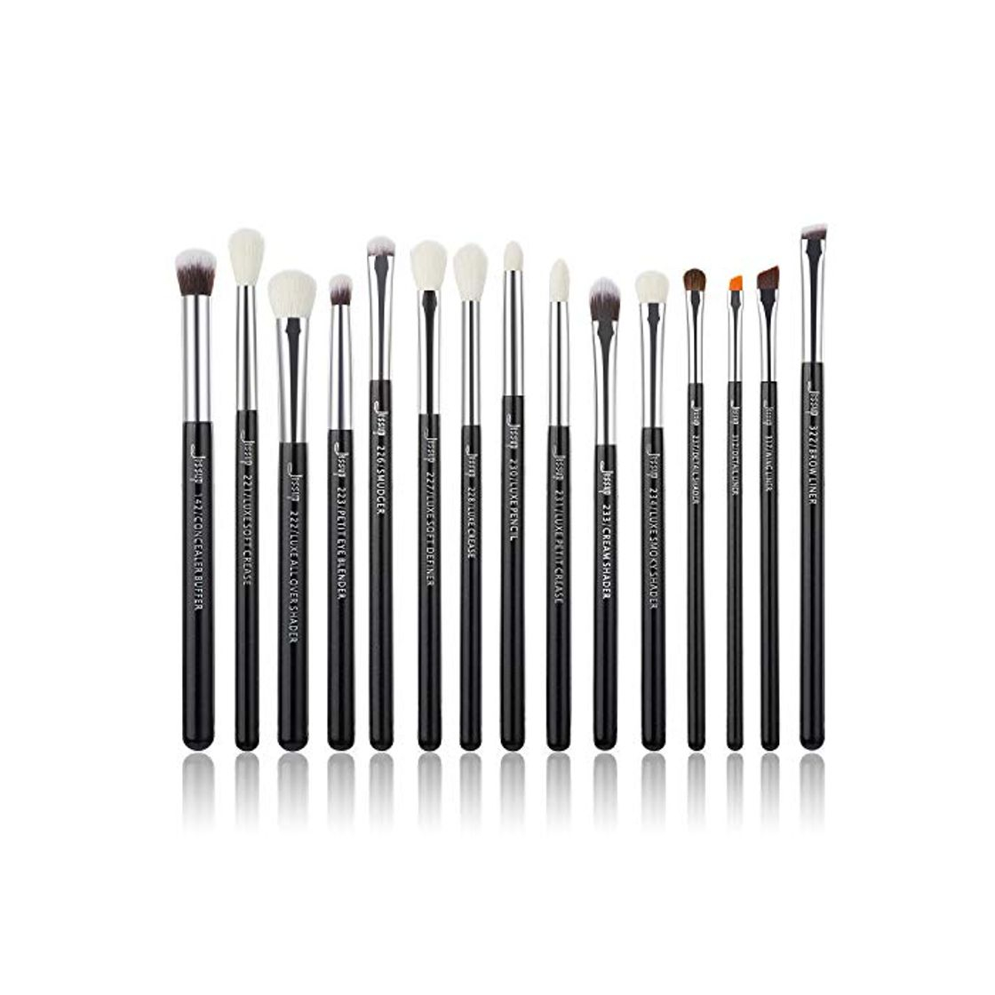 Social Jessup juego de 15 pinceles profesionales de maquillaje