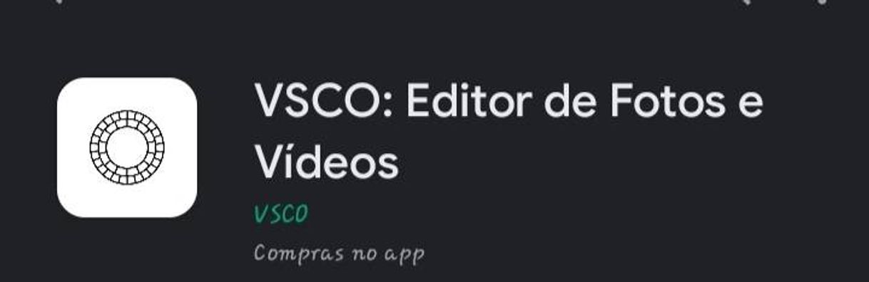 App VSCO: Photo & Video Editor 