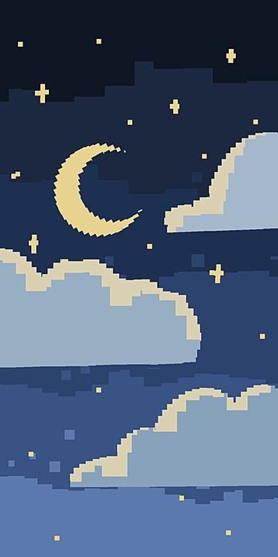 Moda Noite escura pixel art