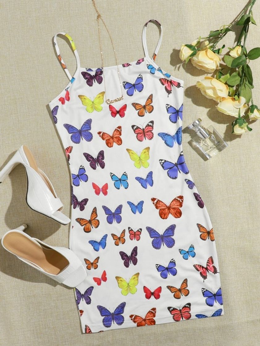 Moda Vestido butterfly