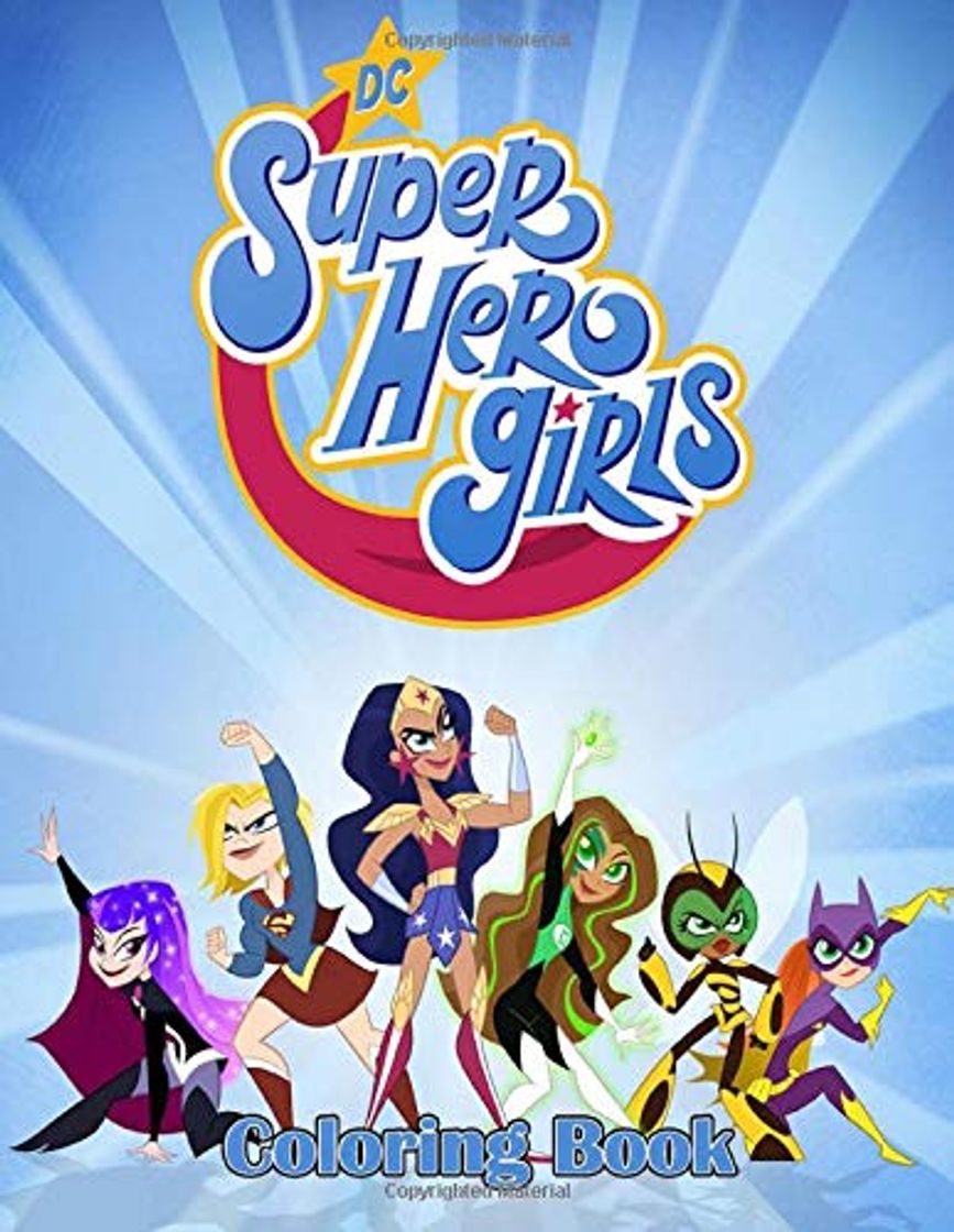 Libro DC Super Hero Girls Coloring Book: 50