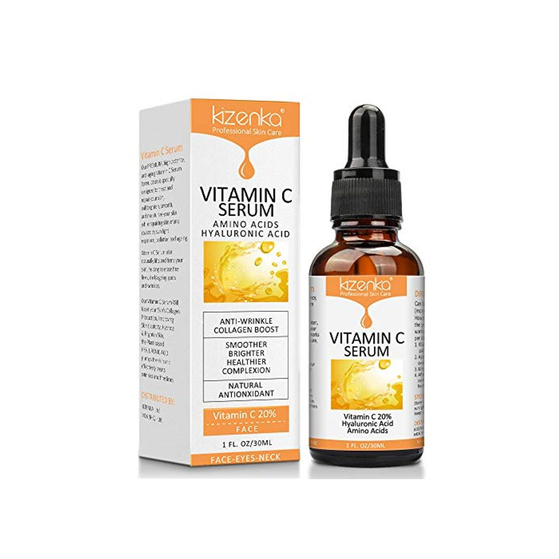 Productos kizenka Suero de vitamina C con ácido hialurónico