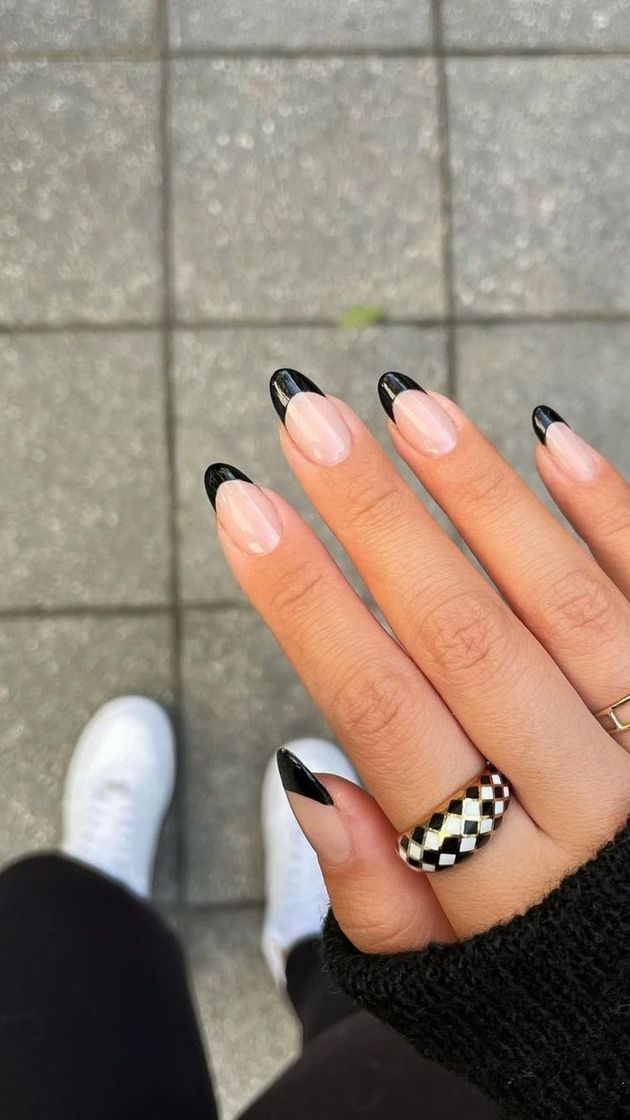 Fashion Black nails 