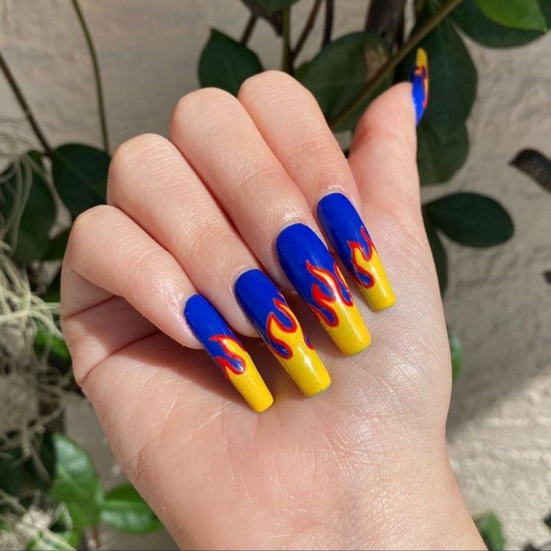 Moda Fire nails 🔥