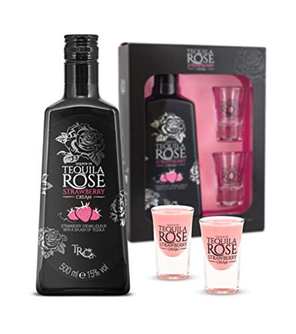 Productos Set de regalo Tequila Rose con 2 vasos de chupito