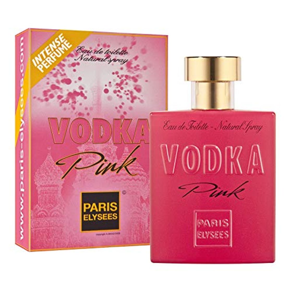 Productos VODKA Pink Perfume para mujer Paris Elysees 100 ml vaporizador Chipre