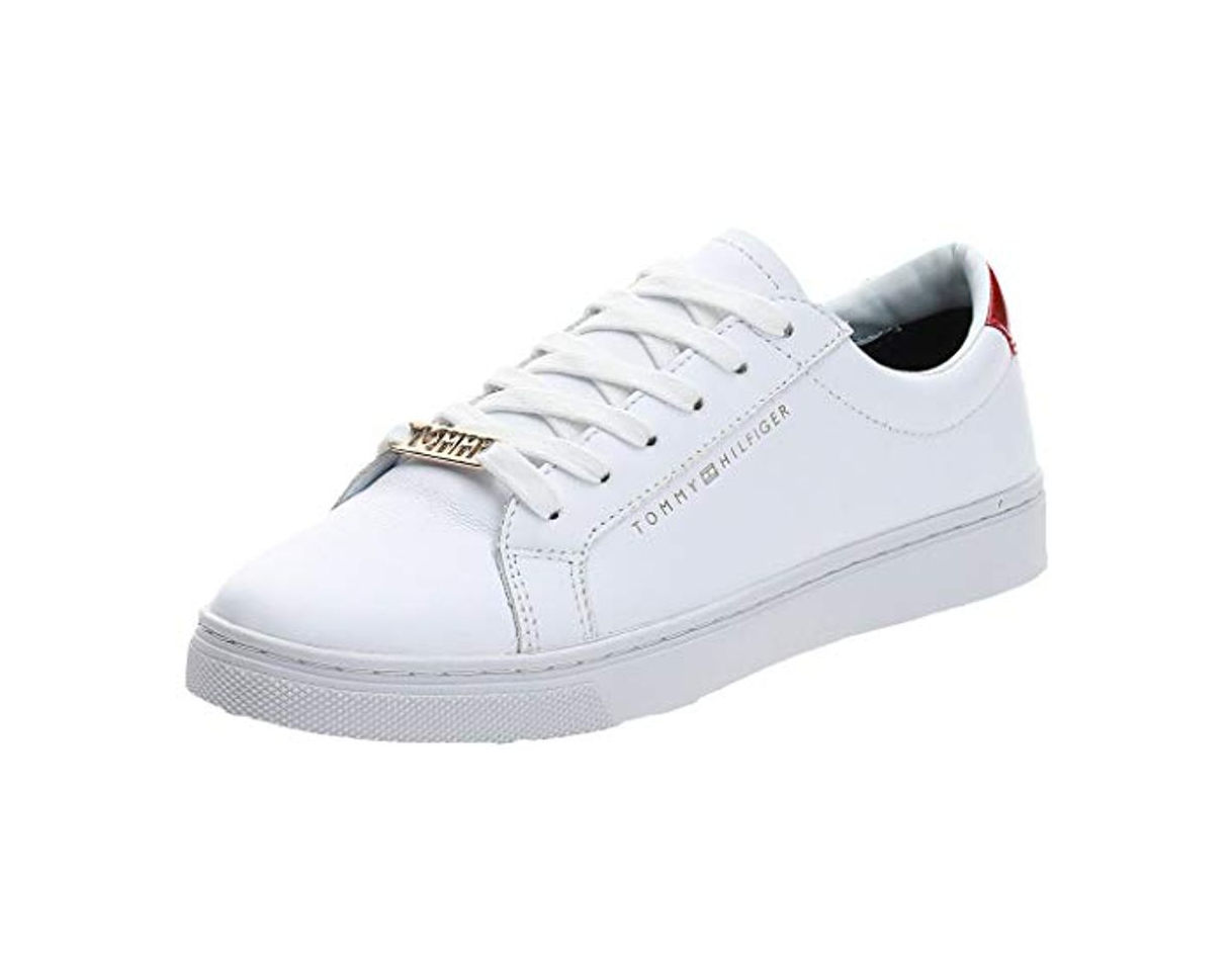 Social Tommy Hilfiger Essential Sneaker, Zapatillas Mujer, Blanco