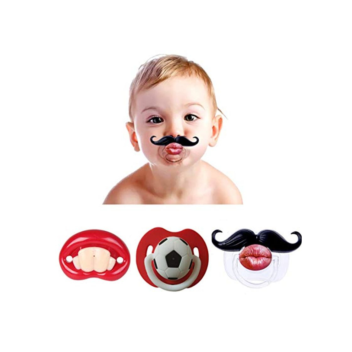 Product Chupete de Bigote para Bebé