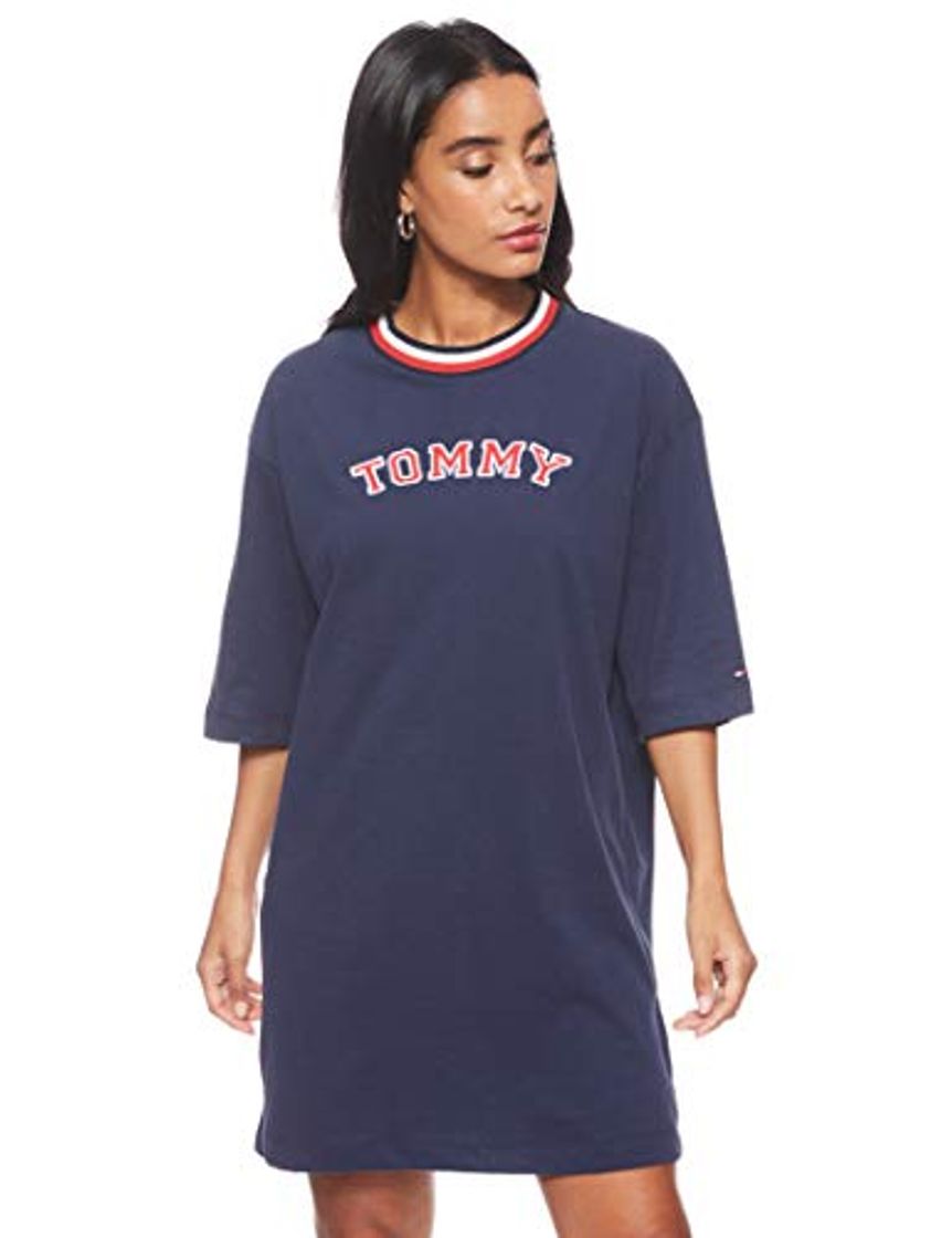 Product Tommy Hilfiger Cn Dress LS Pijama de una Pieza, Azul