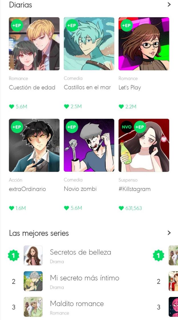 App WEBTOON 