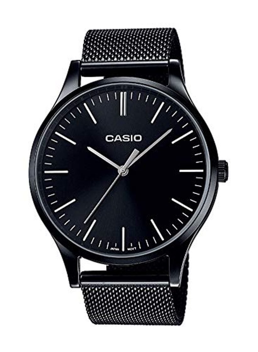 Moda Casio Reloj Analogico para Unisex de Cuarzo con Correa en Acero Inoxidable