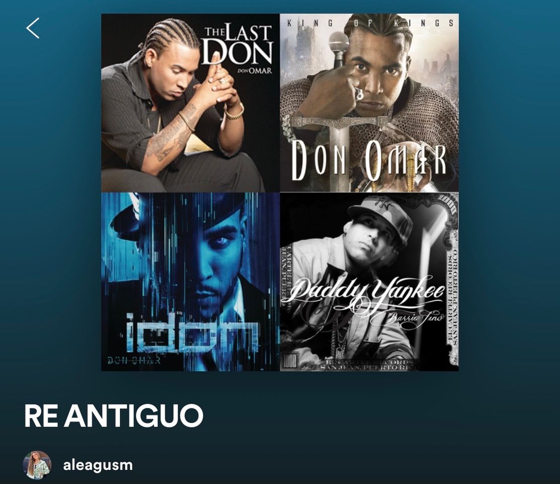 Canción Playlist Reggaeton antiguo