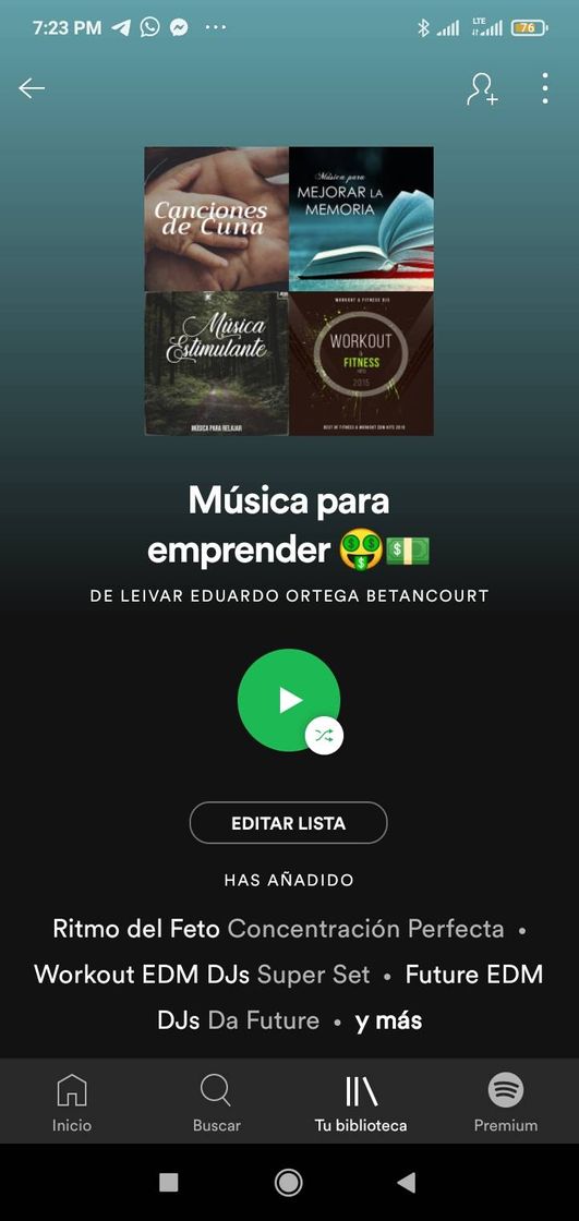 Moda Acá les comparto mi lista de música para mente emprendedora.