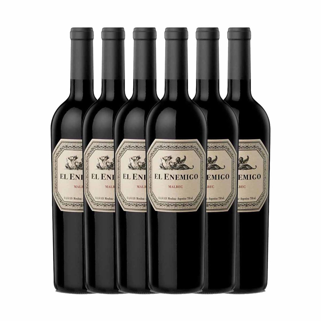 Product Kit 6x Vinhos Argentino Tinto El Enemigo Malbec 2016 Catena 