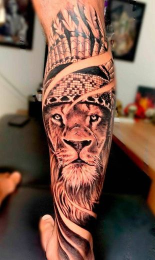 Tattoo de leão 