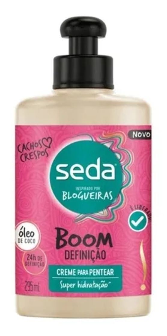 Moda Seda boom definição creme para pentear