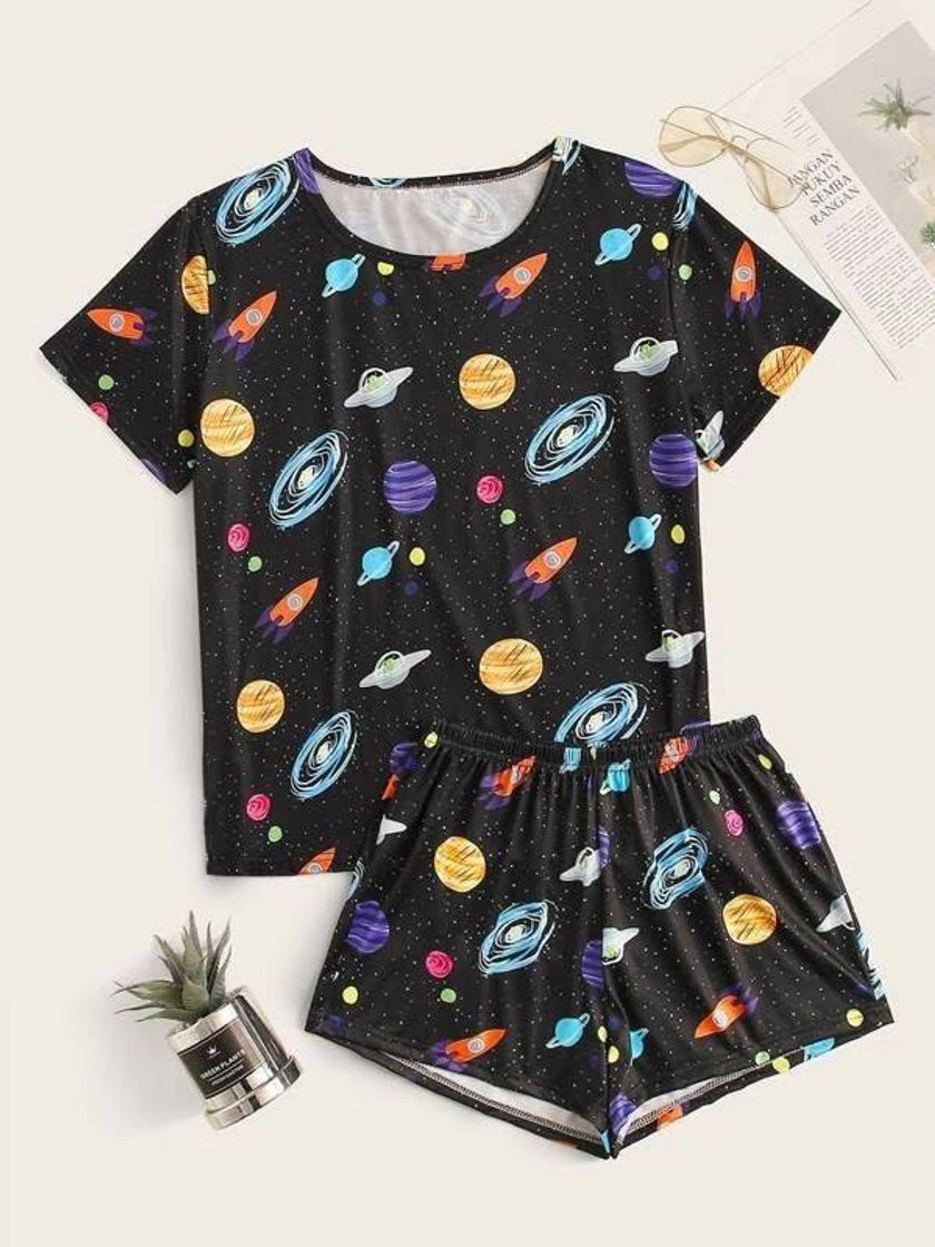 Fashion Pijama espacial🚀🛸 