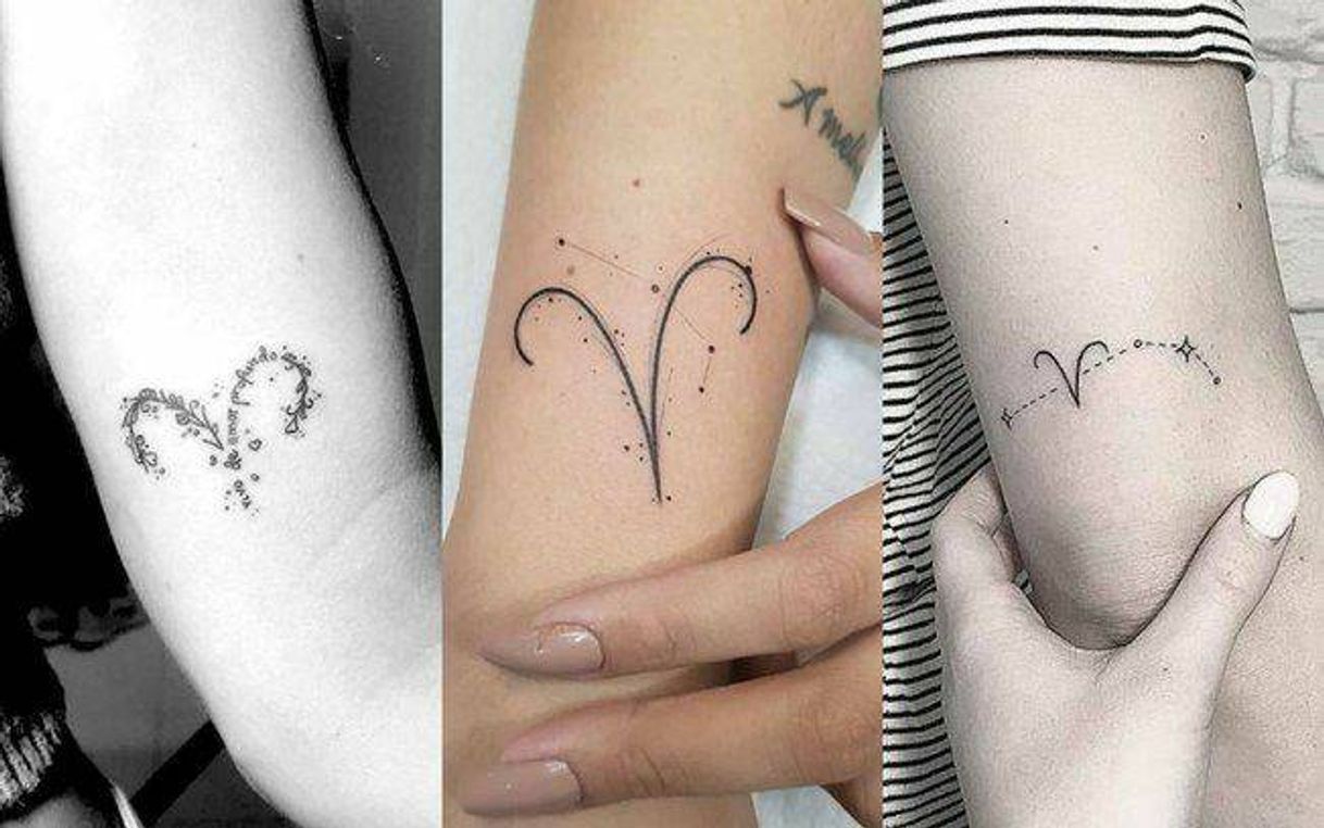 Fashion Tatoo Signo Áries ♈