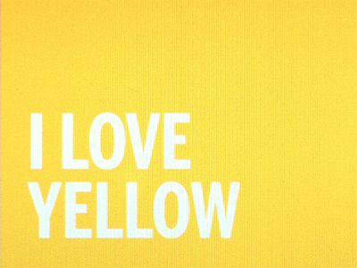 Fashion ILOVE YELLOW