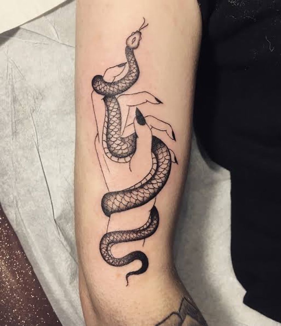 Fashion Tatto de cobra 