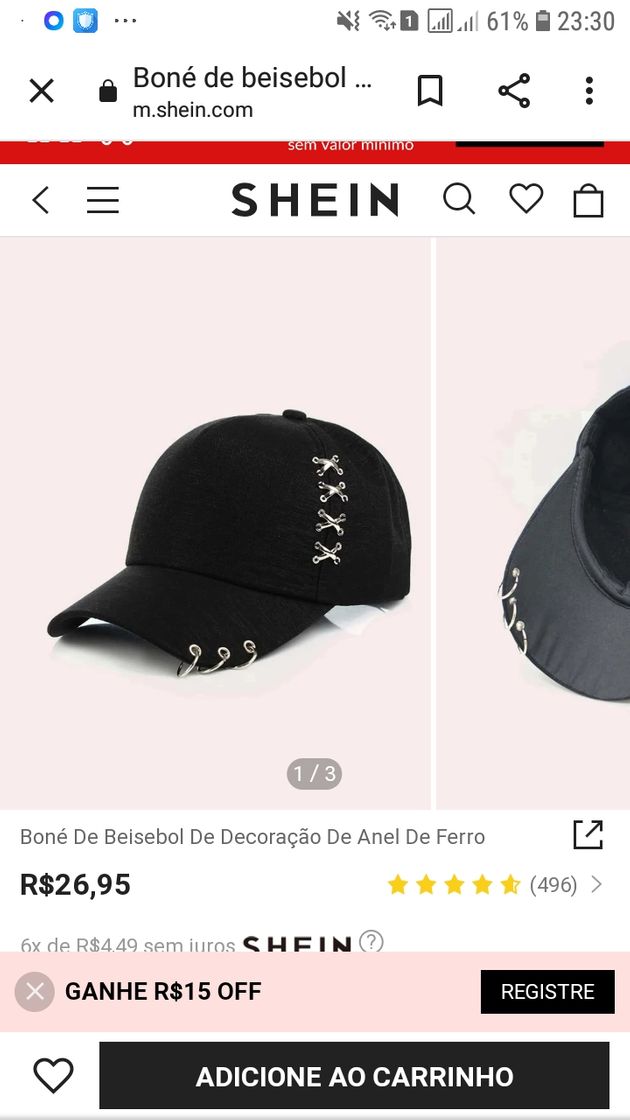 Moda Curto bonés chapeu então to botando uns que acho massa po