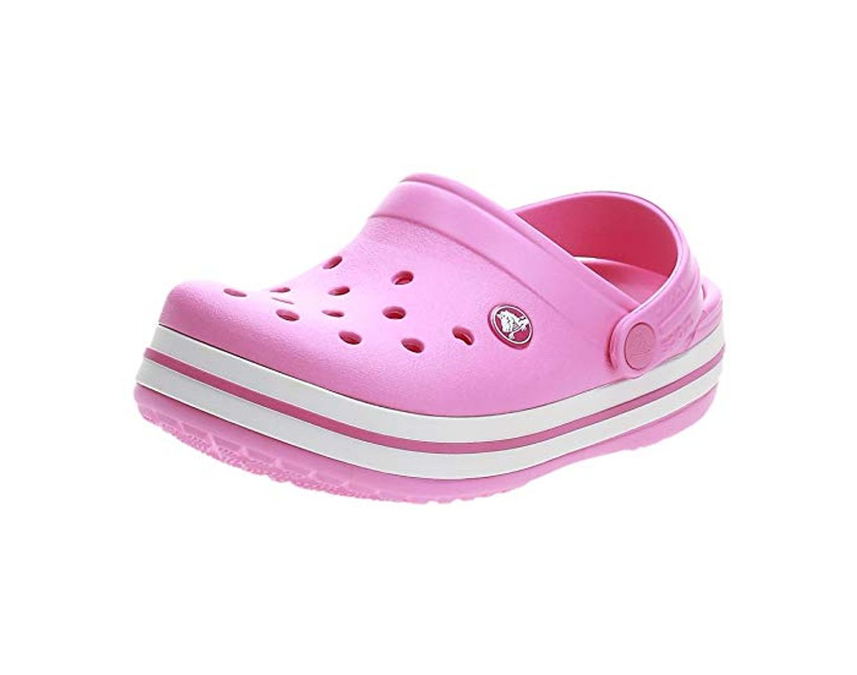 Product Crocs Crocband Clog K, Zuecos con Correa Trasera Unisex-Bambini, Rosa