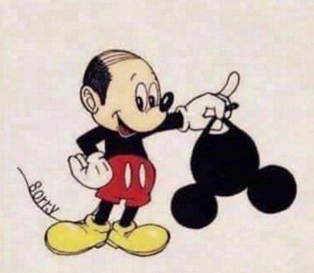 Moda Mickey Mouse Careca