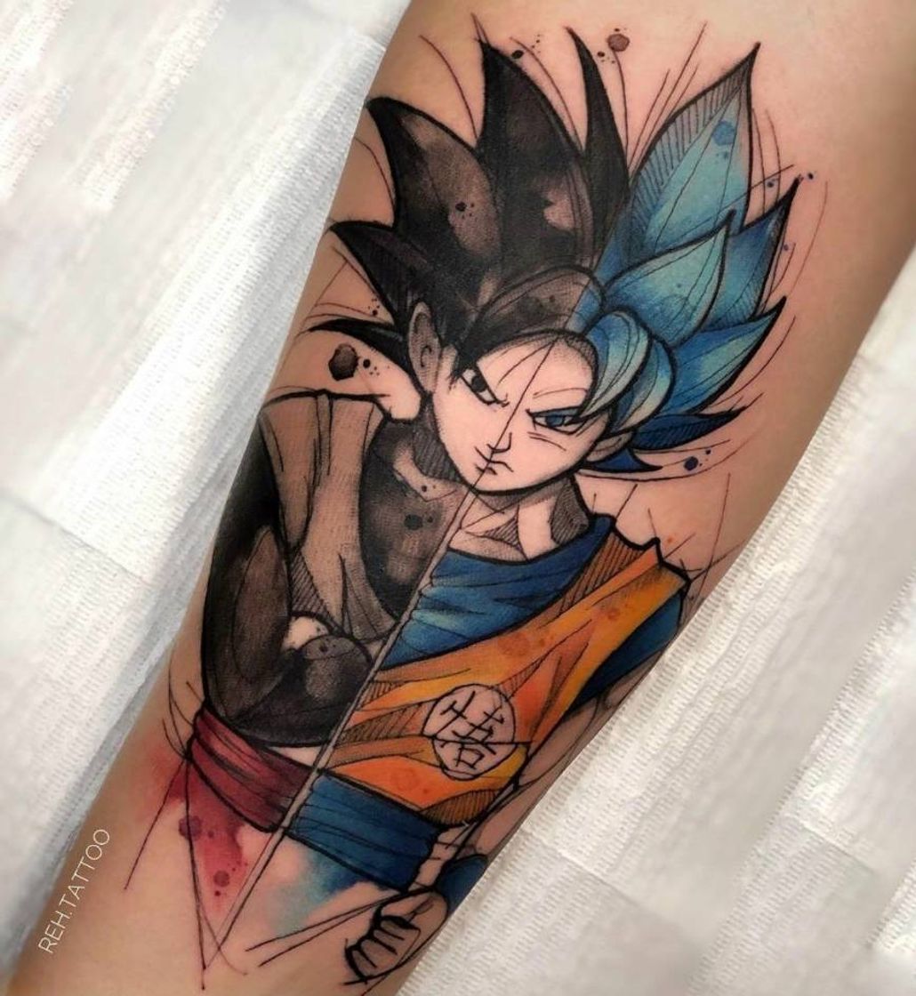 Moda Tatuagem do Goku 🖤