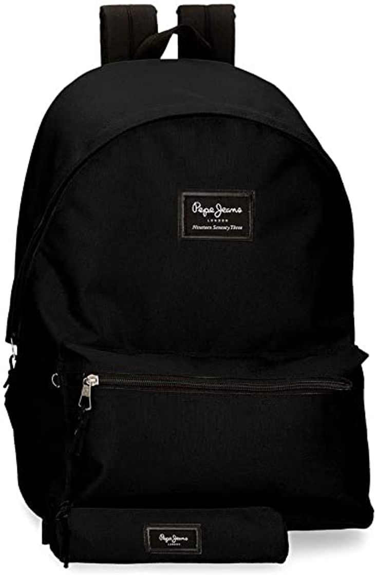 Fashion Pepe Jeans Aris Mochila para Portátil + Estuche Escolar