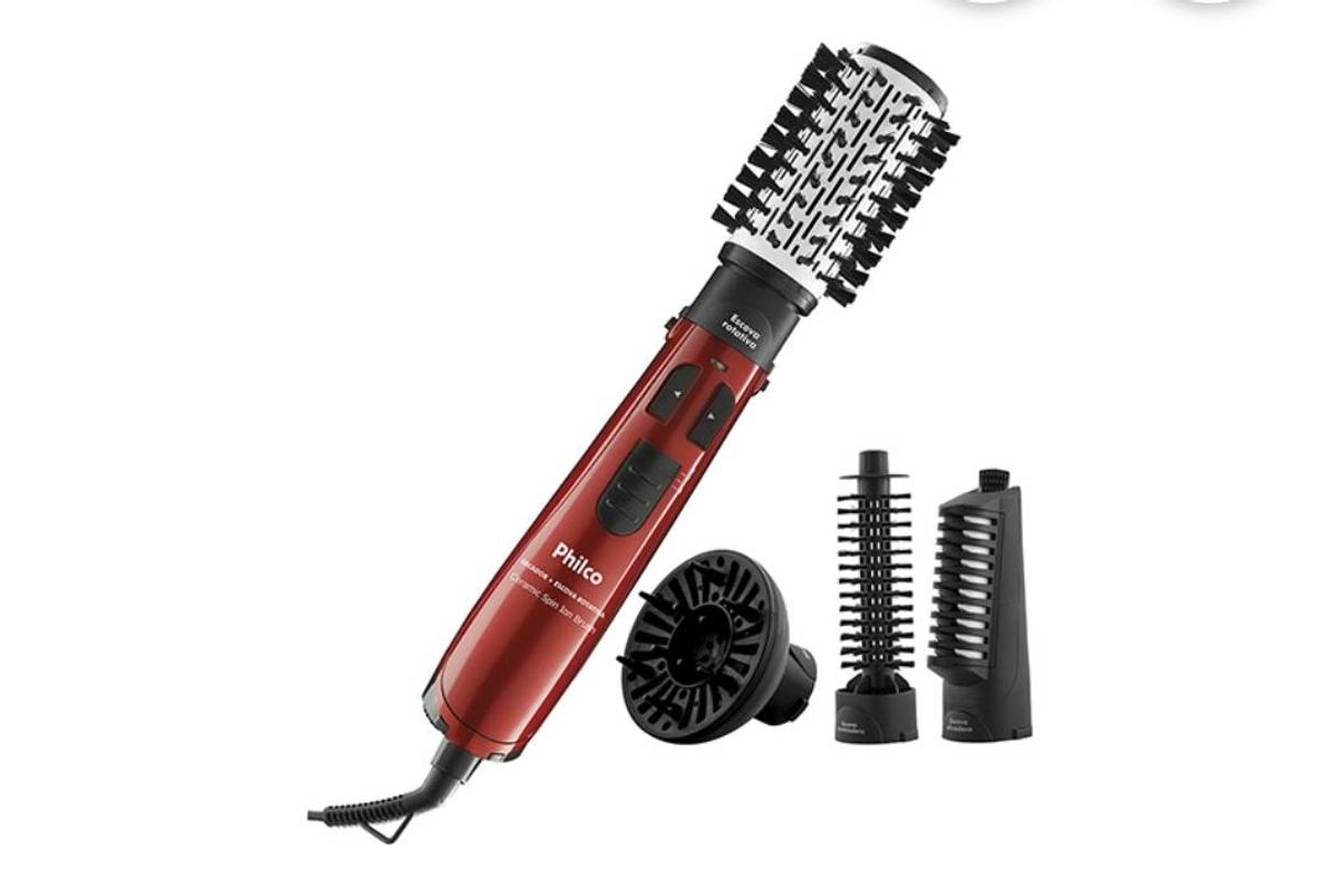 Fashion Escova Rotativa Ceramic Spin Ion Brush Pec05v