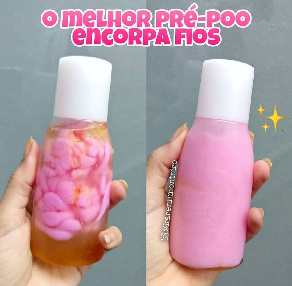 Moda Pré-Shampoo encorpa fios 🌺