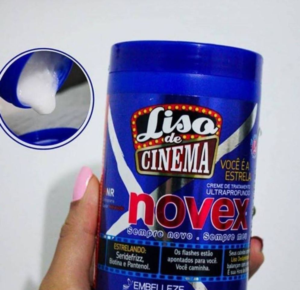 Moda Creme de Tratamento Novex Liso de Cinema - Embelleze