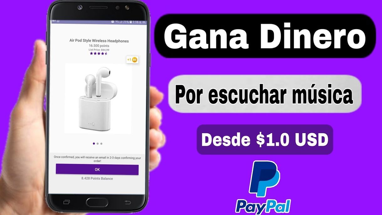 Social App que paga por escuchar música